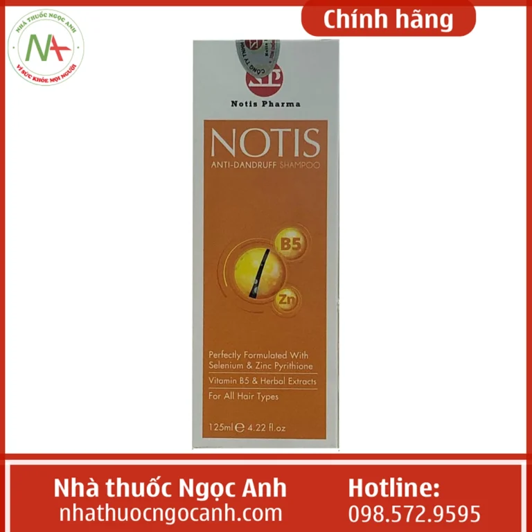 Hộp Notis Anti-Dandruff Shampoo 125ml