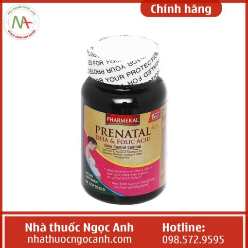 Thành phần Pharmekal Prenatal DHA & Folic Acid