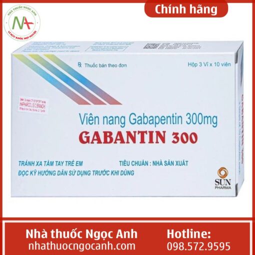 Công dụng Gabantin 300mg Sun Pharma