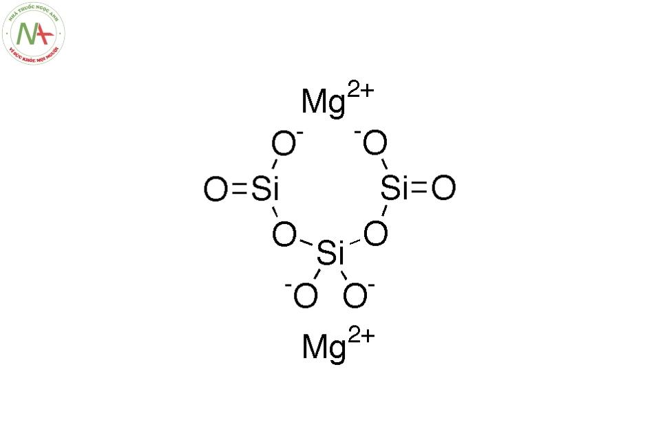 Cấu trúc phân tử Magnesi trisilicat