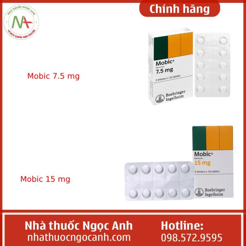 Thuốc Mobic 7.5 mg là thuốc gì, có tác dụng gì, giá bao nhiêu, mua ở đâu?