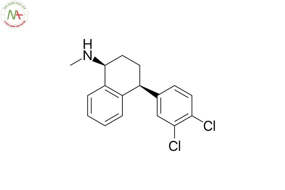 Cấu trúc phân tử Sertralin