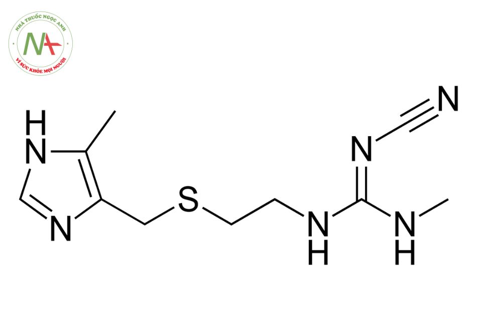 Cấu trúc phân tử của Cimetidin