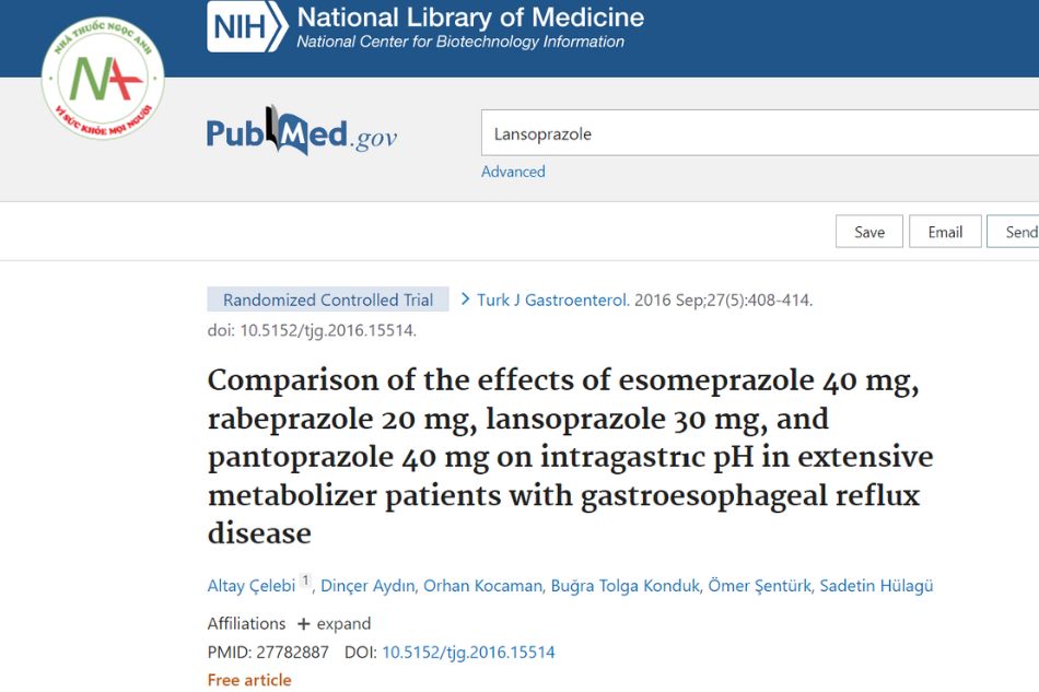 Comparison of the effects of esomeprazole 40 mg, rabeprazole 20 mg, lansoprazole 30 mg, and pantoprazole 40 mg on intragastrıc pH in extensive metabolizer patients with gastroesophageal reflux disease