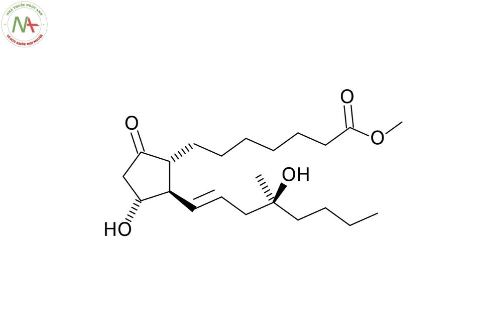 Cấu trúc phân tử Misoprostol