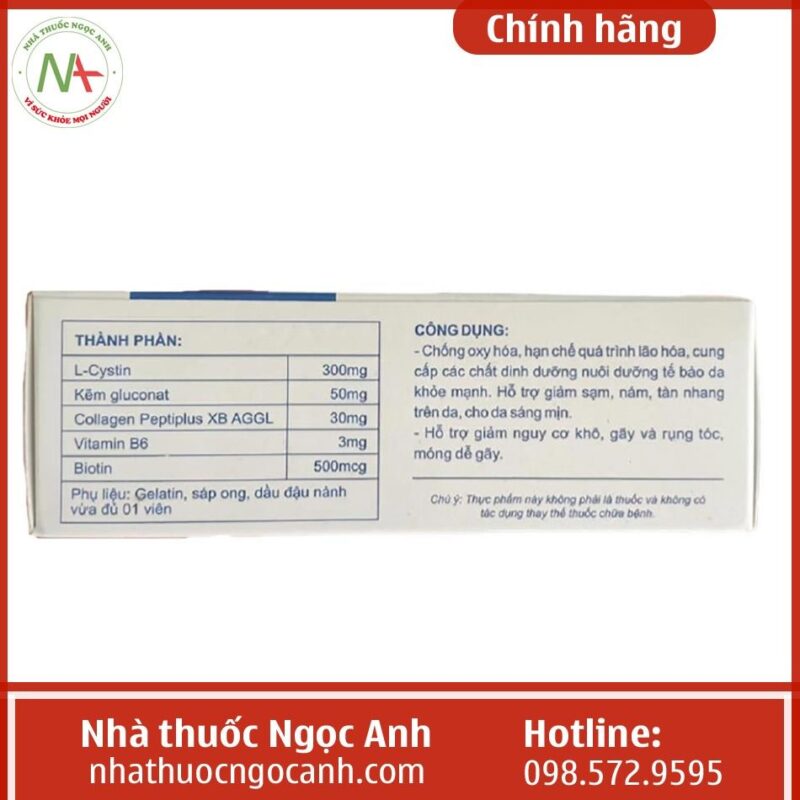 Thuốc Biocystine có tác dụng gì, giá bao nhiêu, mua ở đâu chính hãng