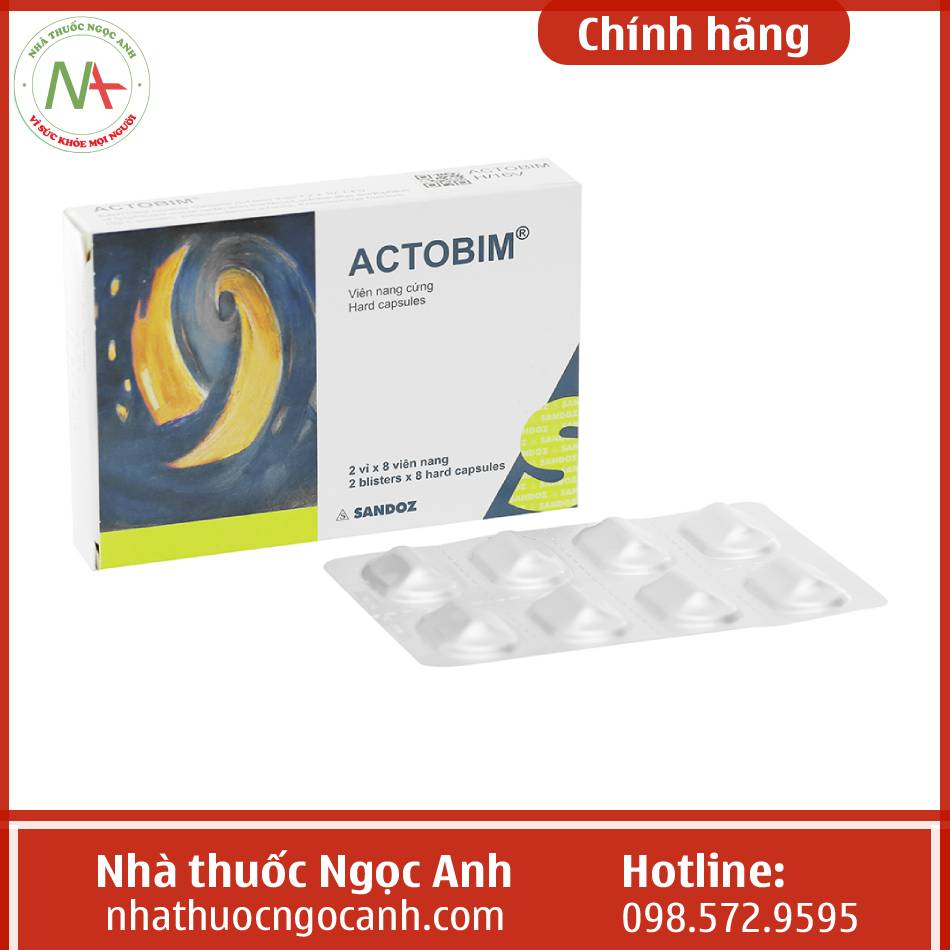 Thuốc Actobim 16mg giúp phòng và hỗ trợ điều trị tiêu chảy
