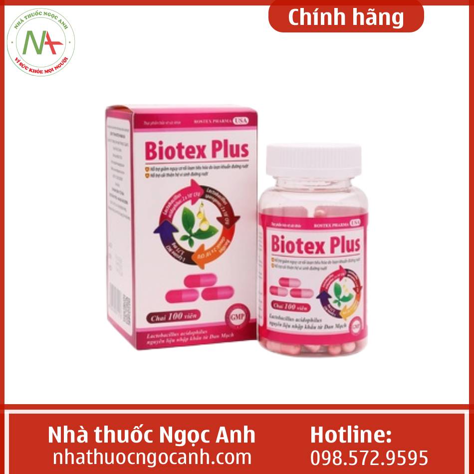 Biotex Plus giúp giảm rối loạn tiêu hóa, giảm tiêu chảy