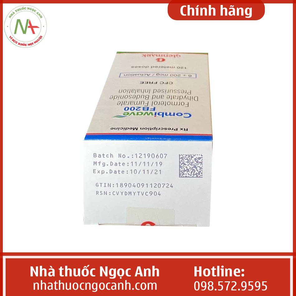 thuốc điều trị hen, COPD Combiwave FB 200