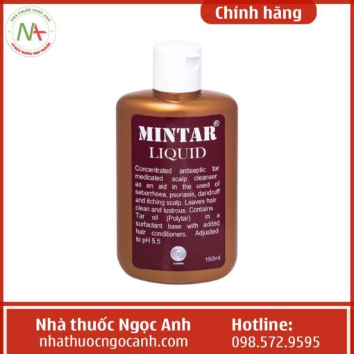 Dầu gội Mintar Liquid giúp hỗ trợ điều trị các rối loạn da đầu.