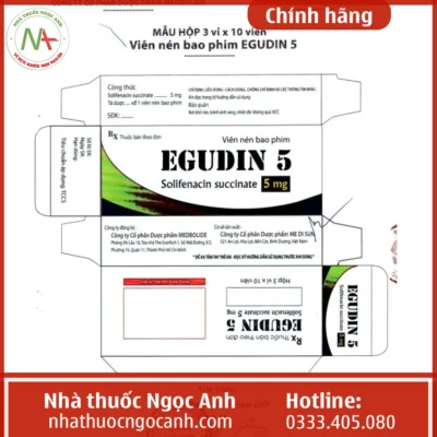 Nhãn thuốc Egudin 5