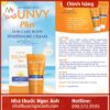 Tờ hướng dẫn sử dụng Kem chống nắng Esunvy Plus Sun Care Body Whitening Cream