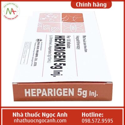 Hộp thuốc Heparigen Inj. 5g