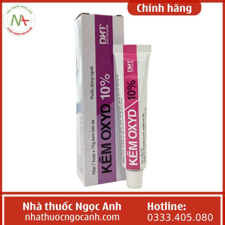 Kẽm Oxyd 10% 15g Hataphar