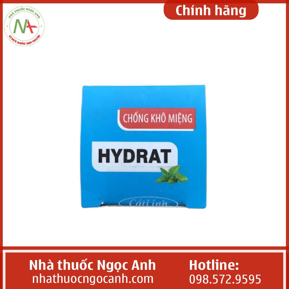 Mặt trên lọ dung dịch xịt Hydrat