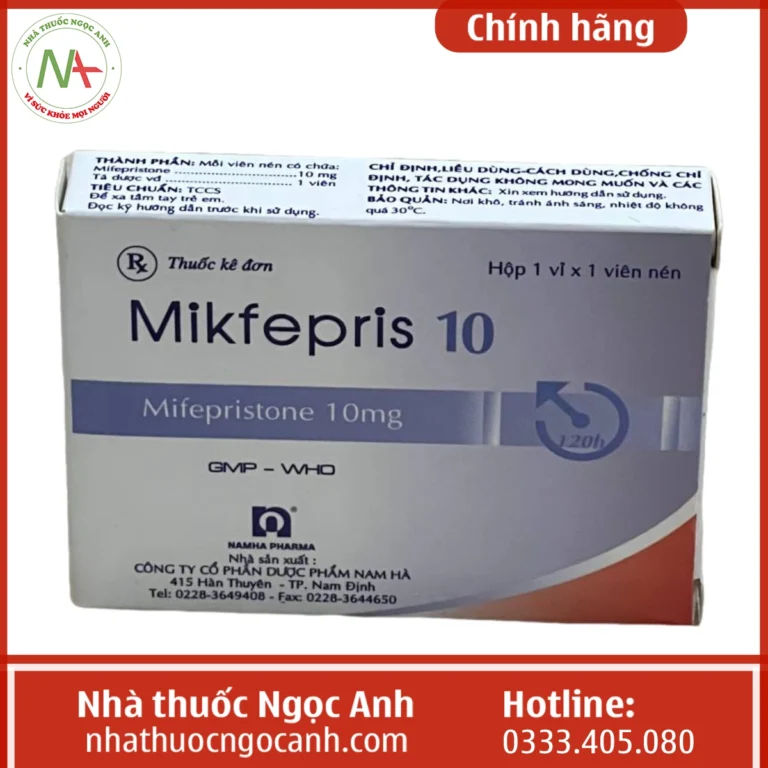 Hộp thuốc Mikfepris 10