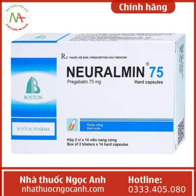 Hộp thuốc Neuralmin 75