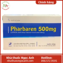 Hộp thuốc Pharbaren 500 mg