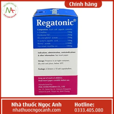 Hộp thuốc Regatonic