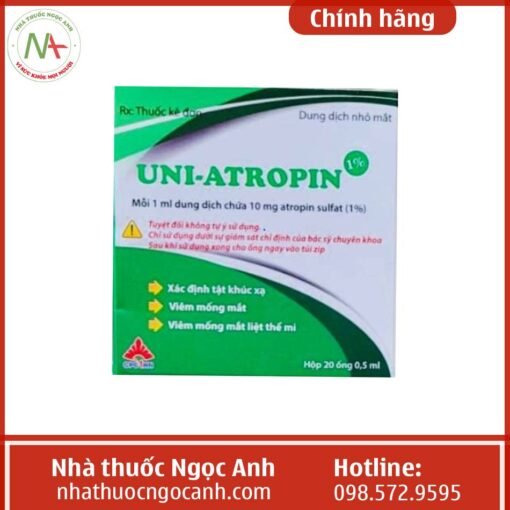Thuốc Uni-Atropin có tác dụng gì?