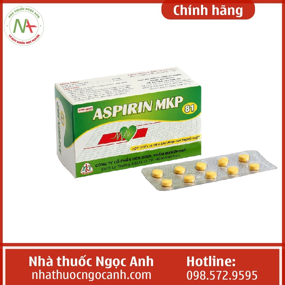 Aspirin MKP 81 là thuốc gì?