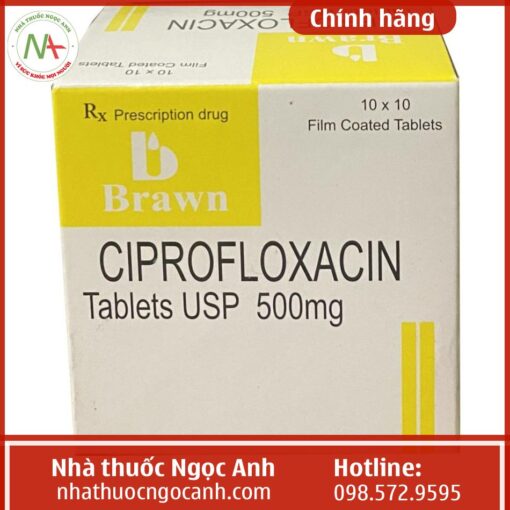 Cách dùng thuốc Ciprofloxacin Tablets Usp 500Mg hiệu quả