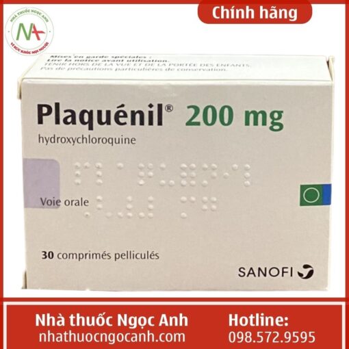 Đại diện hộp thuốc Flaquenil 200mg