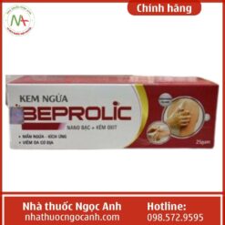 Kem ngứa Beprolic có thành phần, liều dùng