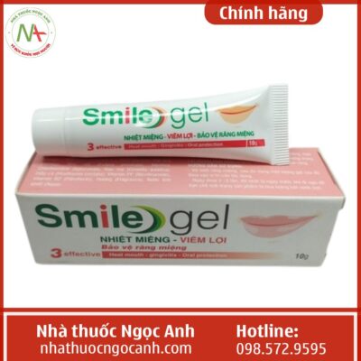 Smile gel điều trị nhiệt miệng, viêm lợi