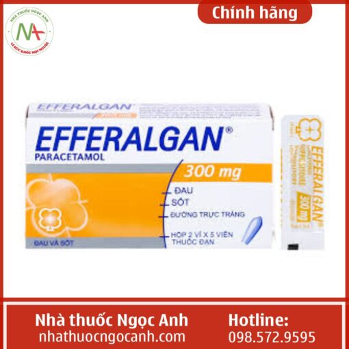 thuốc efferalgan 300mg có thành phần, công dụng