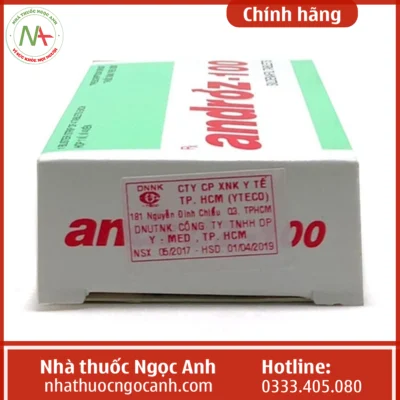 Hộp thuốc Androz-100