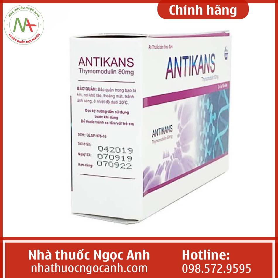 Thuốc Antikans: Công dụng, liều dùng tác dụng phụ và giá bán