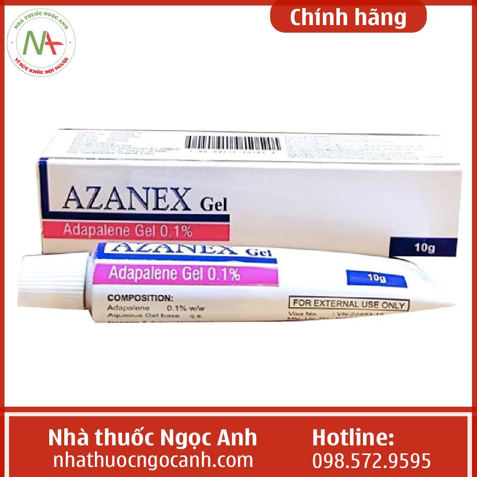 Thuốc Azanex Gel: Công dụng, liều dùng, hướng dẫn sử dụng