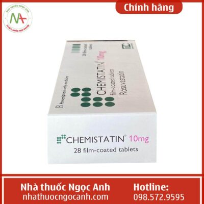 thuốc điều trị tăng cholesterol máu Chemistatin 10mg
