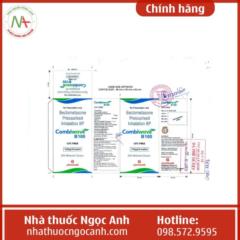 Thuốc Combiwave B 100 có tác dụng gì, giá bao nhiêu, mua ở đâu
