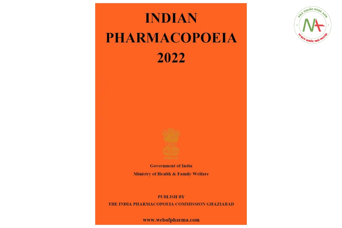 Dược điển Ấn Độ (Indian Pharmacopoeia) 2022 mới nhất