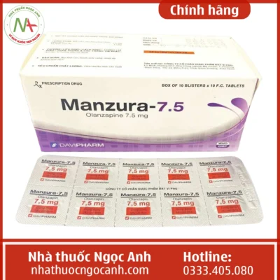Hộp thuốc Manzura-7.5