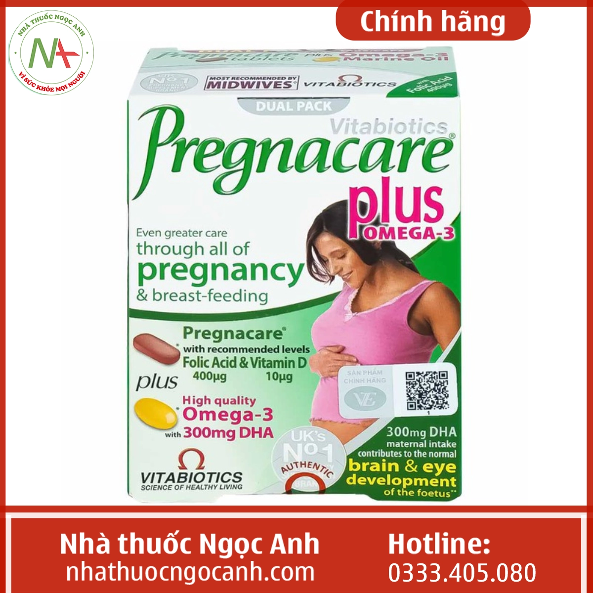 Hộp Pregnacare Plus Omega-3