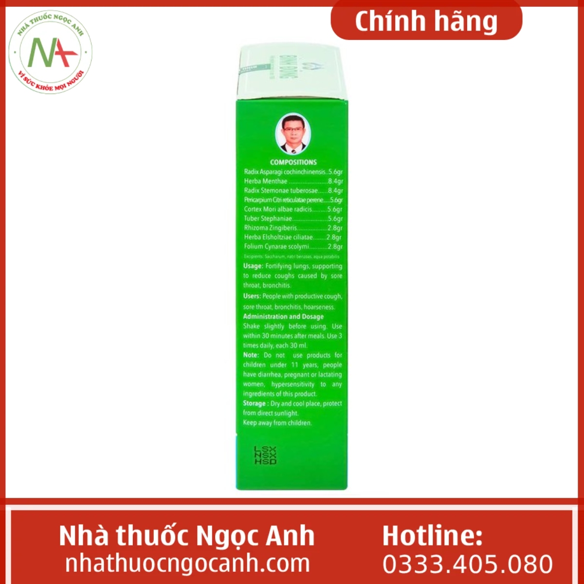 Thiên Môn Bổ Phổi