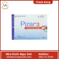 Thuốc Pizar-3 điều trị bệnh giun chỉ