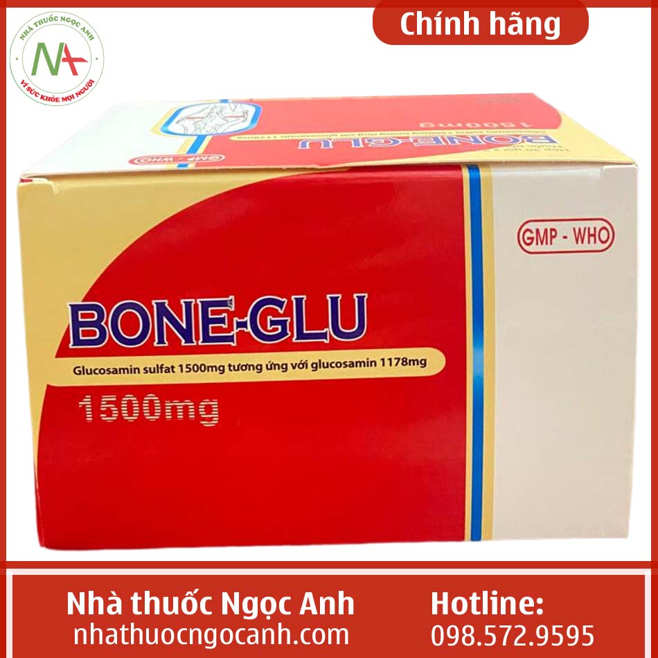 Hộp thuốc Bone-Glu (dạng bột)