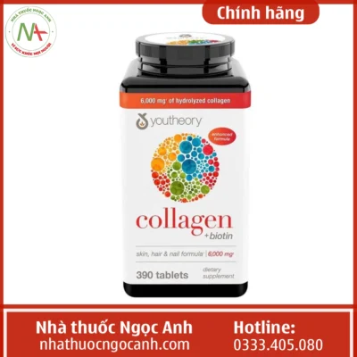 Lọ Collagen + Biotin Youtheory