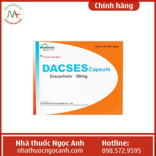 Dacses 50mg dùng để điều trị thoái hóa khớp.
