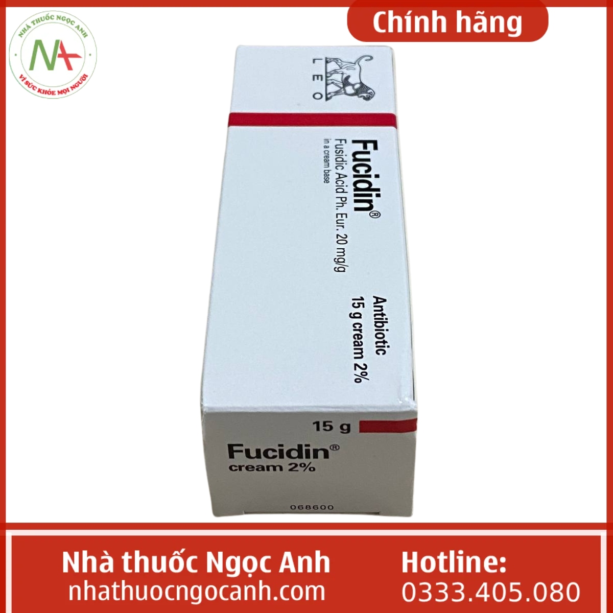 Hộp thuốc Fucidin Cream 15g