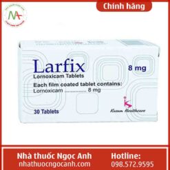 Hộp thuốc Larfix 8mg