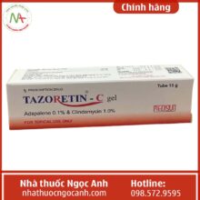Hộp thuốc Tazoretin-C Gel 15g