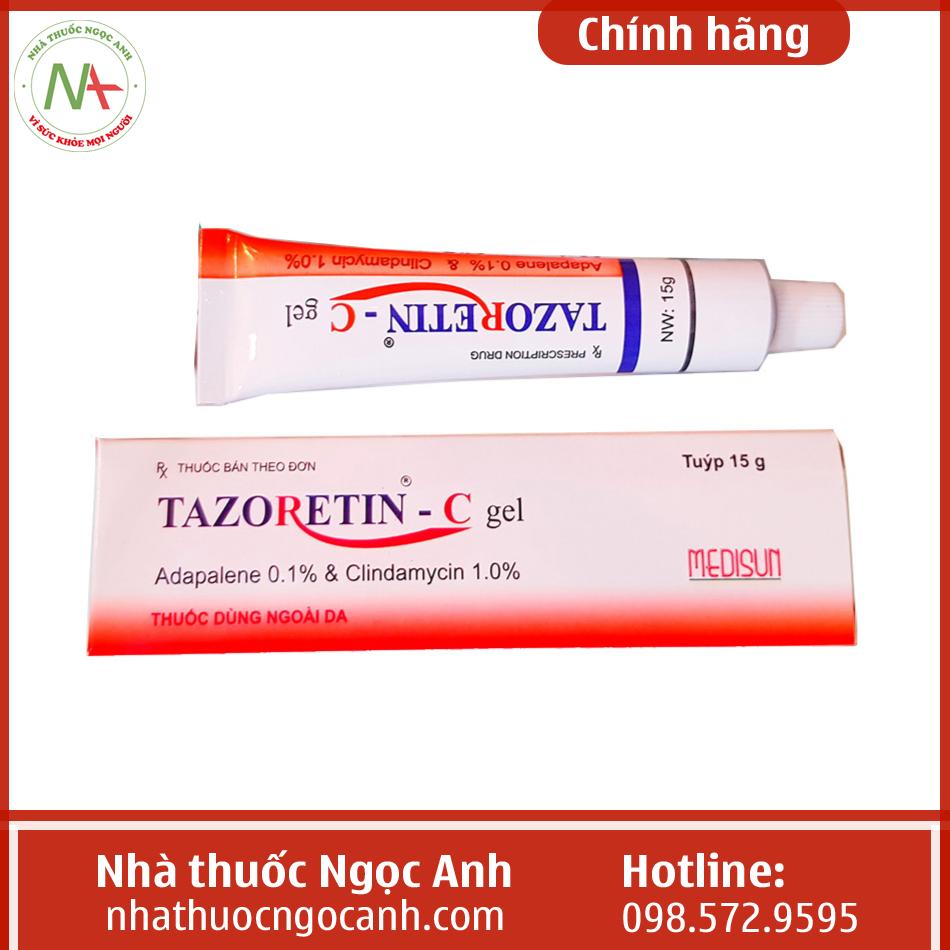 Thuốc Tazoretin C Gel: Công dụng, liều dùng, lưu ý, giá bao nhiêu?