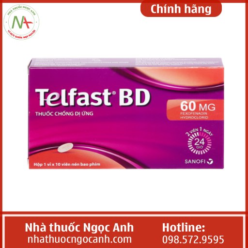 Thuốc Telfast BD 60mg là thuốc gì