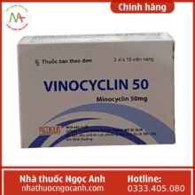 Hộp thuốc Vinocyclin 50