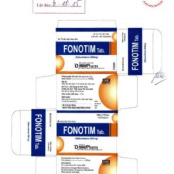 Mẫu nhãn thuốc Fonotim Tab.